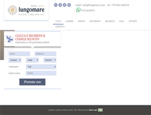 Tablet Screenshot of lungomare.com
